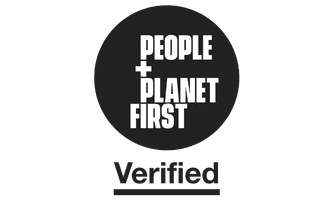 People and Planet First Verified logo