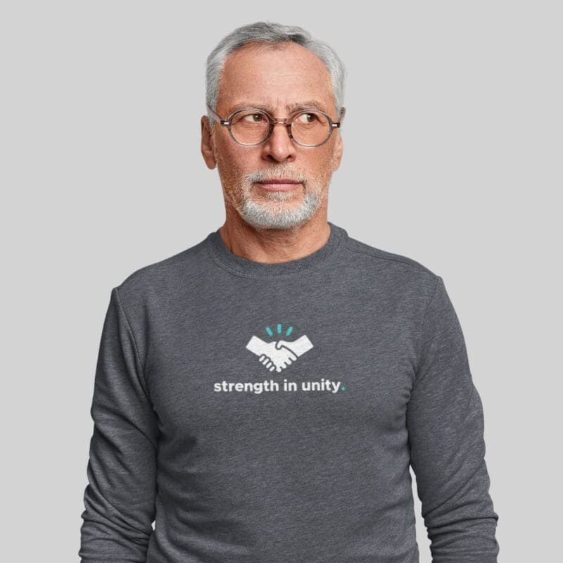 "Strength in Unity. Crewneck Sweatshirt" Sweatshirt by MMH Statement Apparel