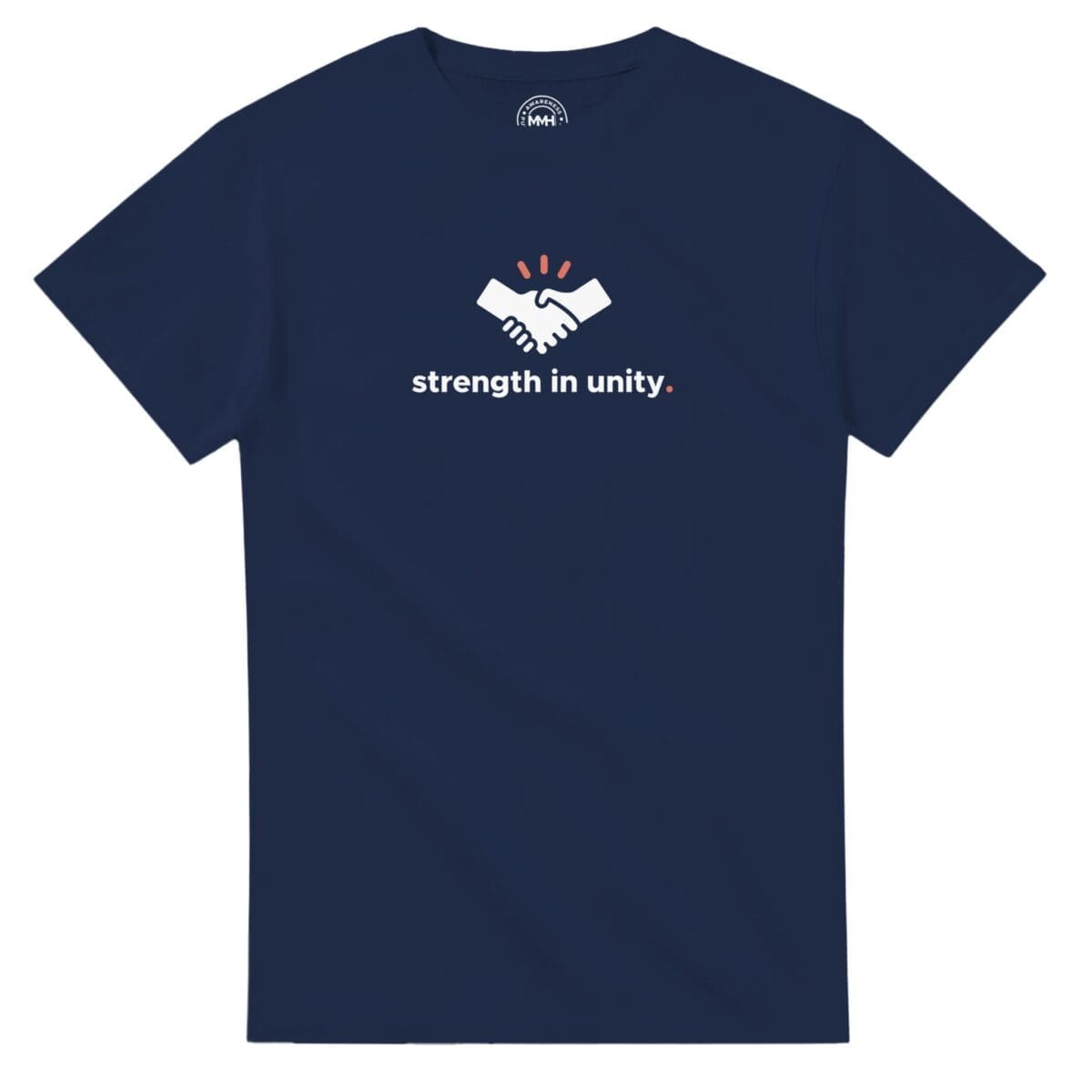 Navy T-shirt - "Strength in Unity - Tee" by MMH Statement Apparel