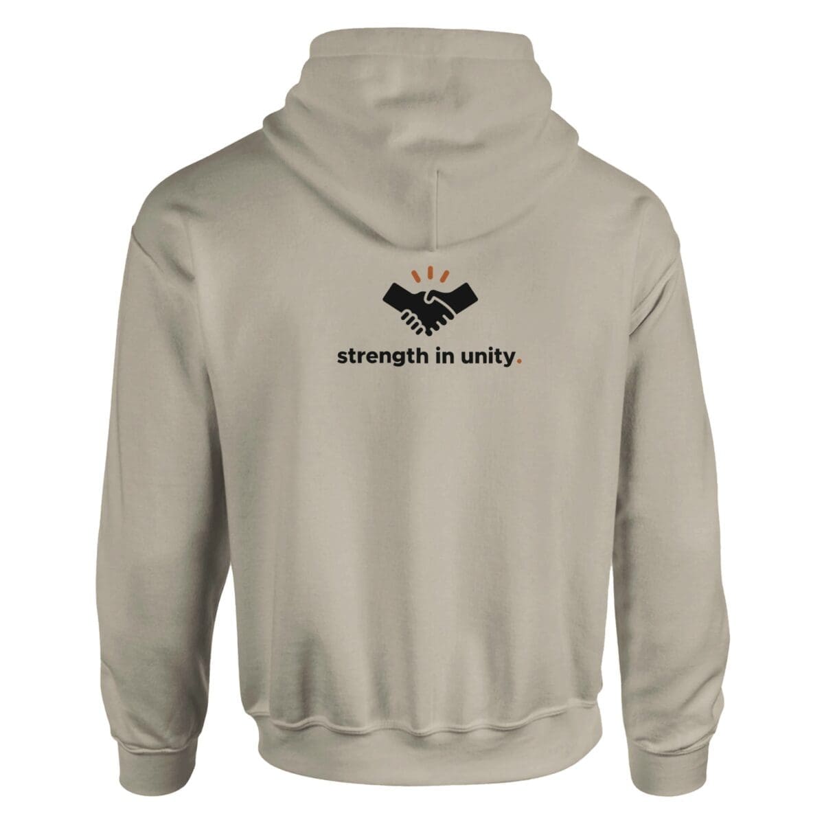 Sand Hoodie - "Strength in Unity - Hoodie" by MMH Statement Apparel