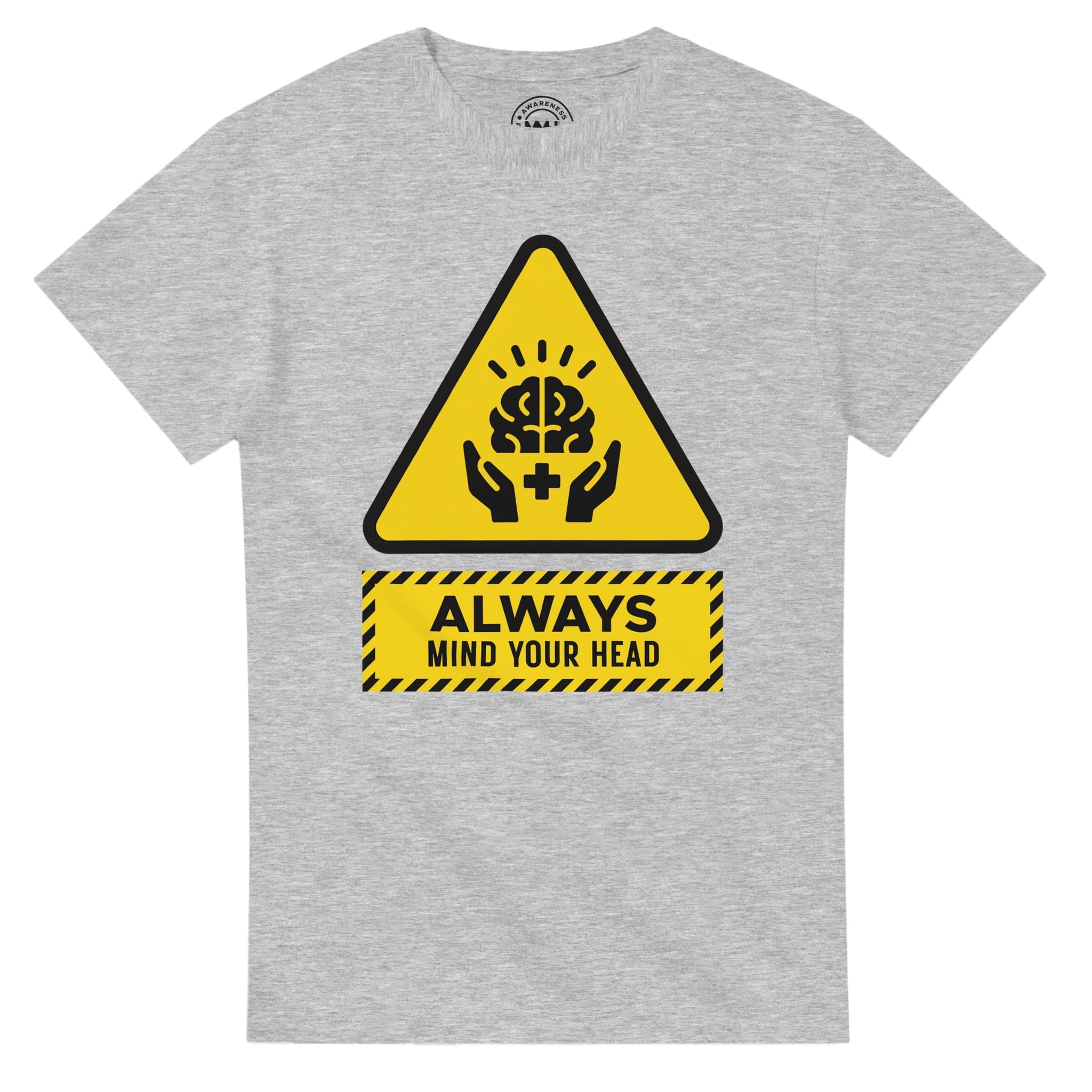 Ash T-shirt - "Always Mind Your Head Tee" by MMH Statement Apparel