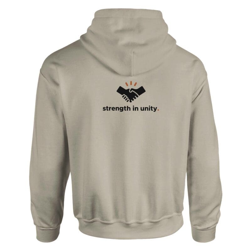 "Strength in Unity. Pullover Hoodie" Hoodie by MMH Statement Apparel