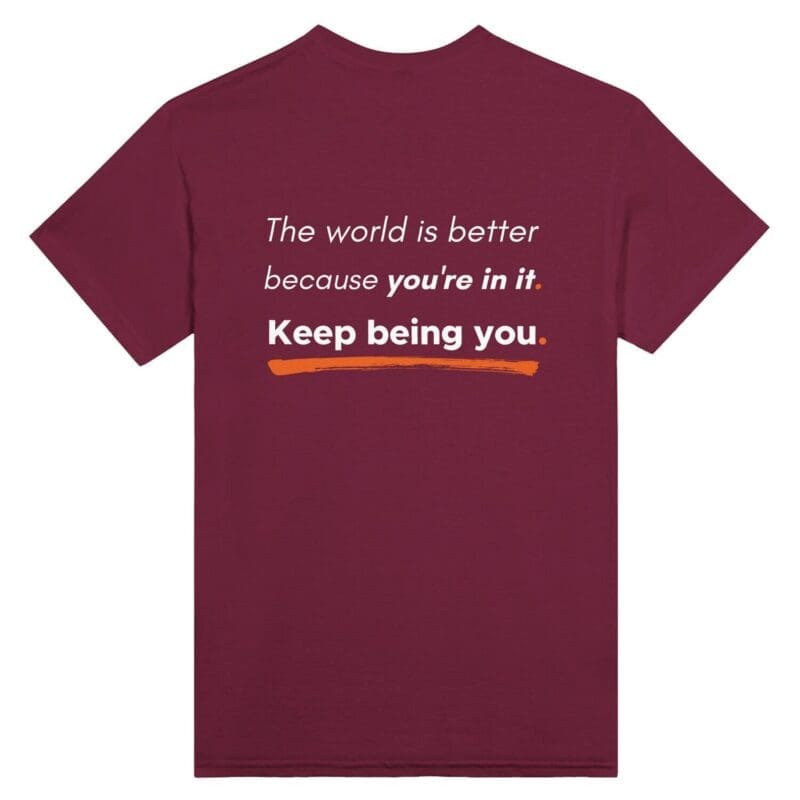 "You Are Enough T-Shirt - Calm Colours" T-shirt by MMH Statement Apparel