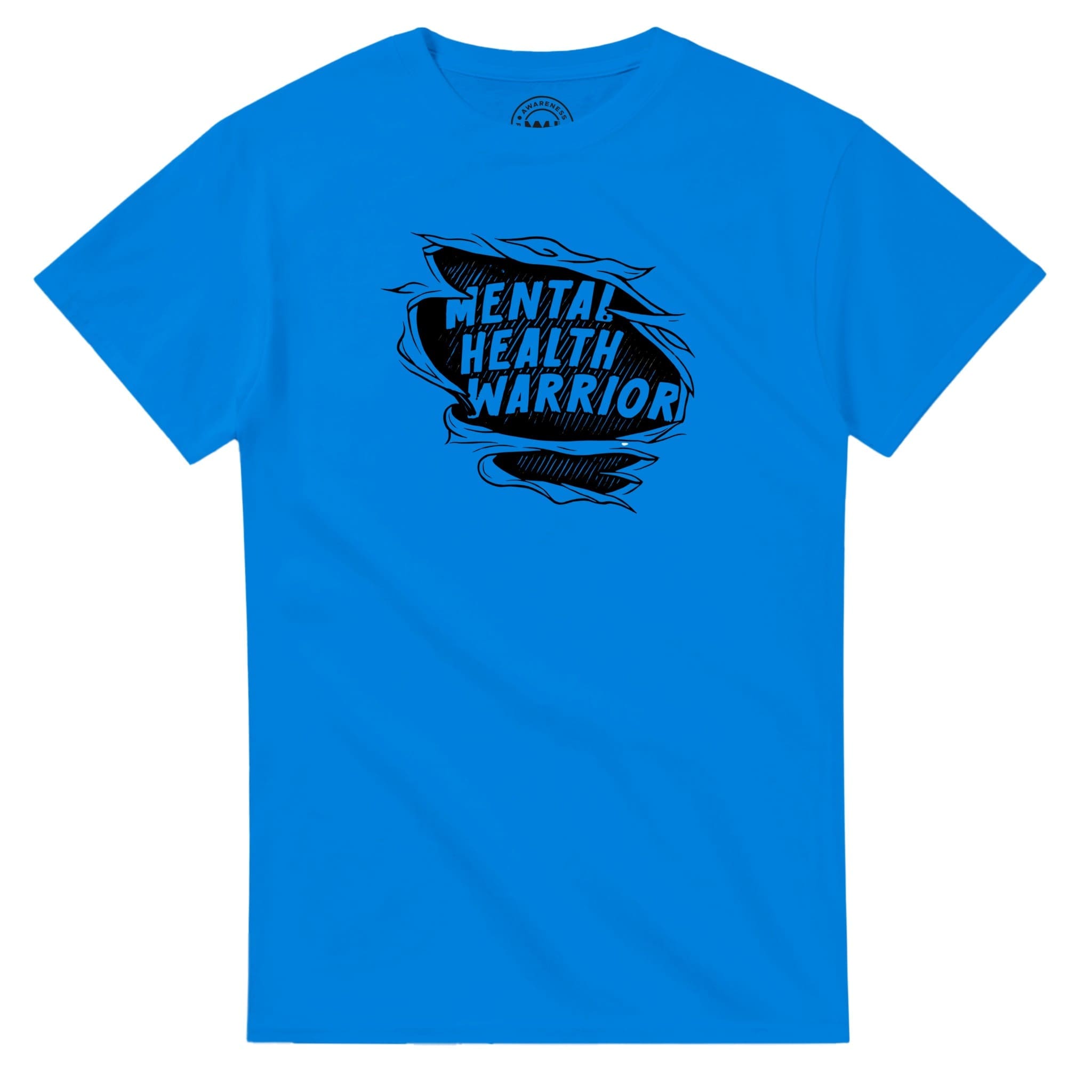 Royal T-shirt - "Mental Health Warrior Tee" by MMH Statement Apparel