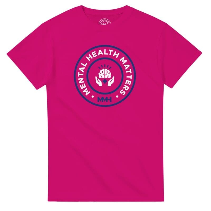 Heliconia T-shirt - "Mental Health Matters Tee (Neon)" by MMH Statement Apparel