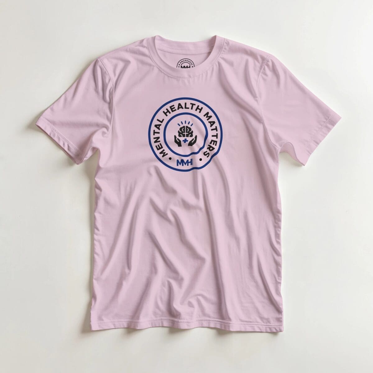 "Mental Health Matters 2.0 T-shirt - Calm Colours" T-shirt by MMH Statement Apparel
