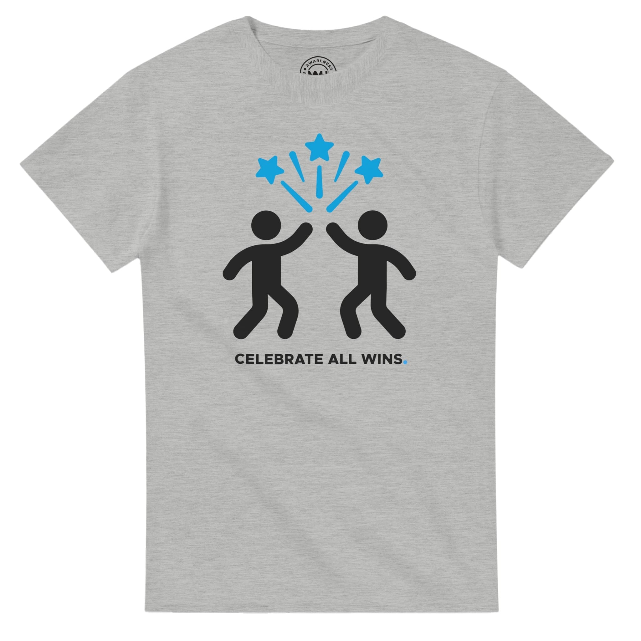 Ash T-shirt - "Celebrate All Wins ICON T-Shirt" by MMH Statement Apparel