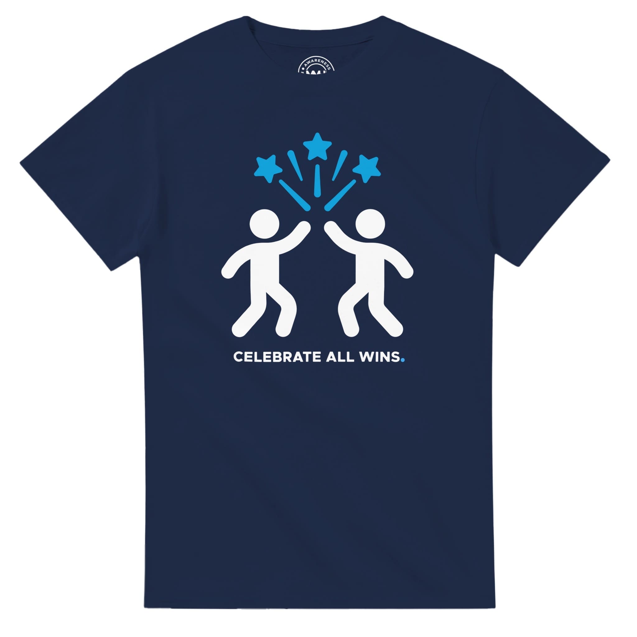 Navy T-shirt - "Celebrate All Wins ICON T-Shirt" by MMH Statement Apparel
