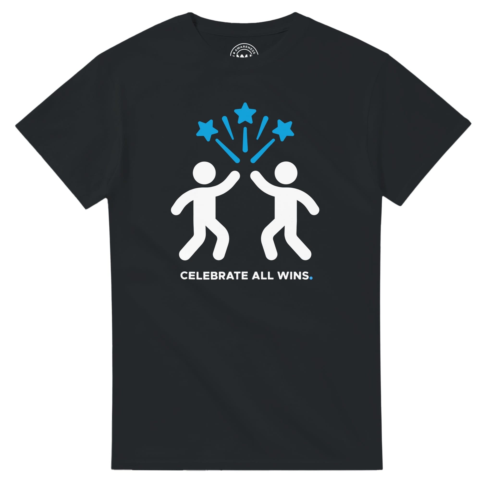 Black T-shirt - "Celebrate All Wins ICON T-Shirt" by MMH Statement Apparel