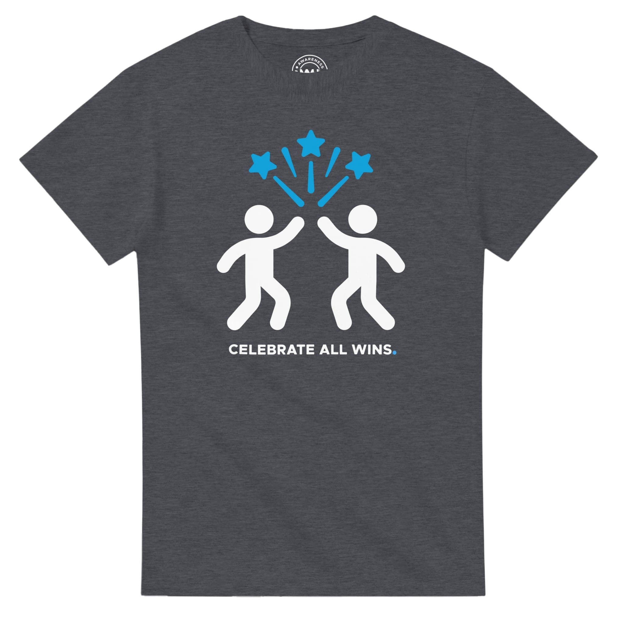 Dark Heather T-shirt - "Celebrate All Wins ICON T-Shirt" by MMH Statement Apparel