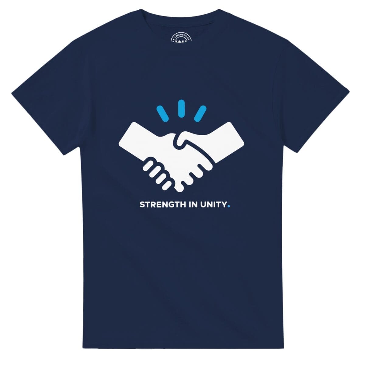 Navy T-shirt - "Strength in Unity ICON T-Shirt" by MMH Statement Apparel