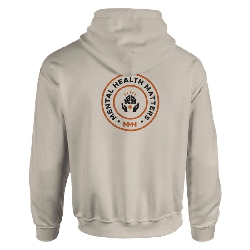 Sand Hoodie - "Mental Health Matters Hoodie" by MMH Statement Apparel