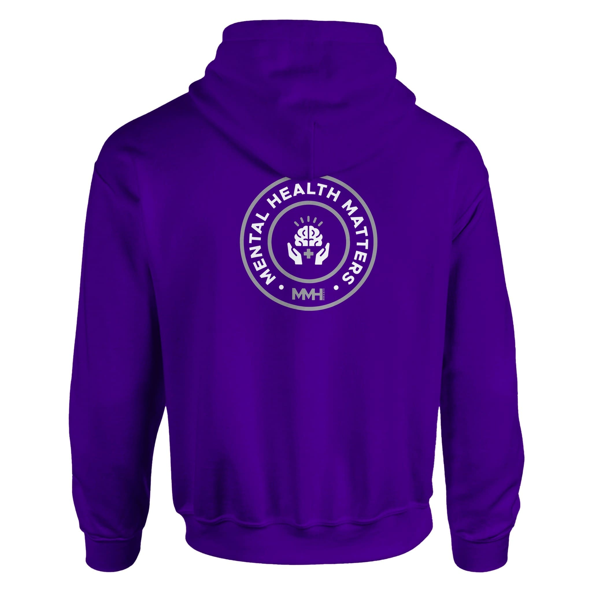 Purple Hoodie - "Mental Health Matters Hoodie" by MMH Statement Apparel