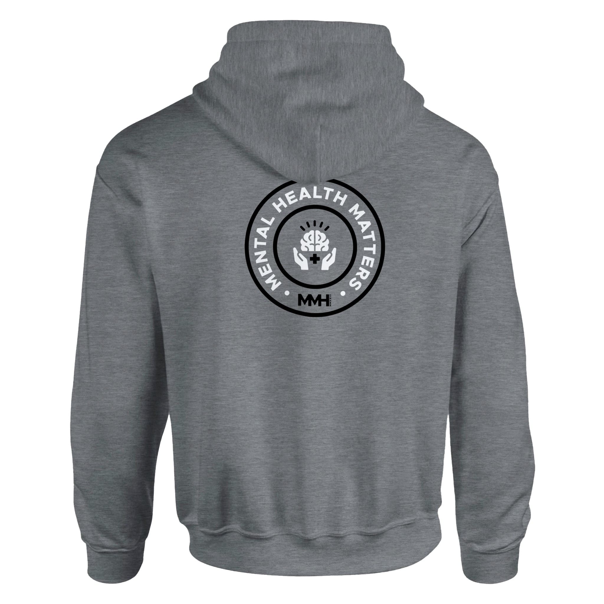 Sport Grey Hoodie - "Mental Health Matters Hoodie" by MMH Statement Apparel