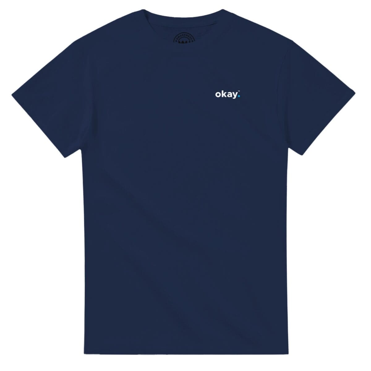 Navy T-shirt - "Okay Statement T-Shirt" by MMH Statement Apparel