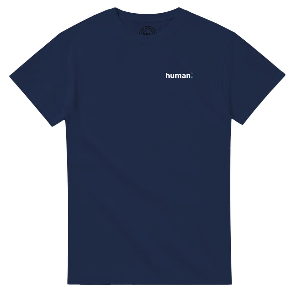 Navy T-shirt - "Human Statement T-Shirt" by MMH Statement Apparel